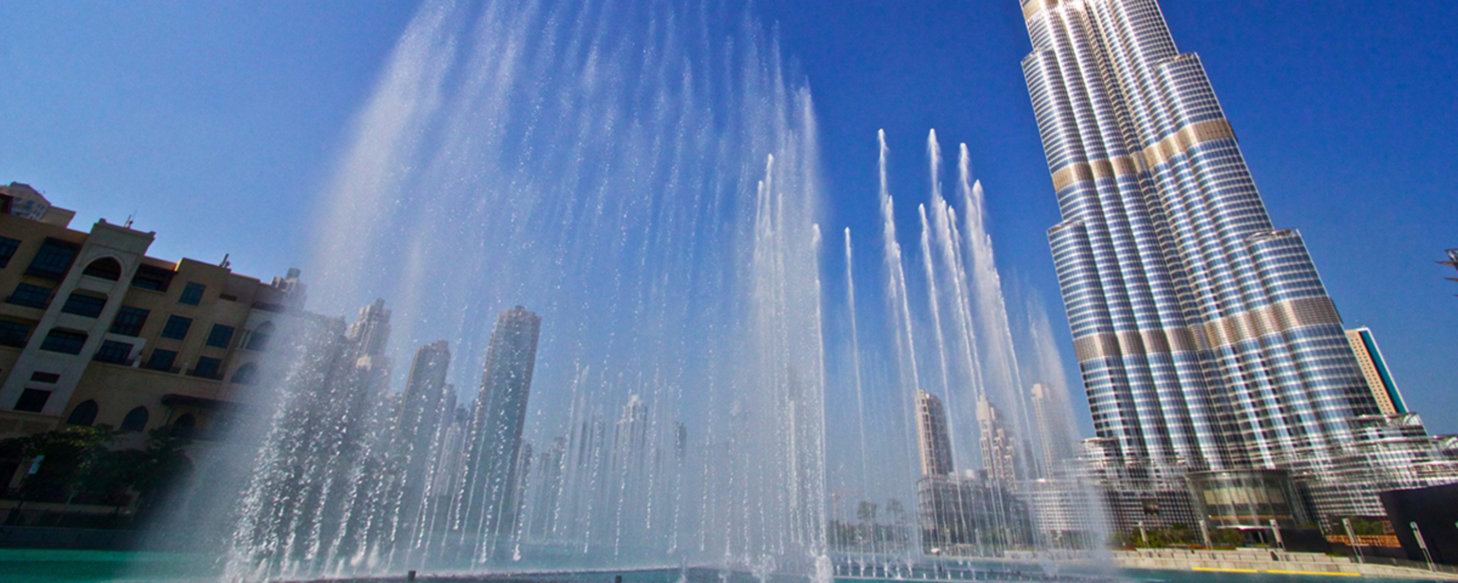 Збільшене фото Музичний фонтан біля Бурдж Халіфа